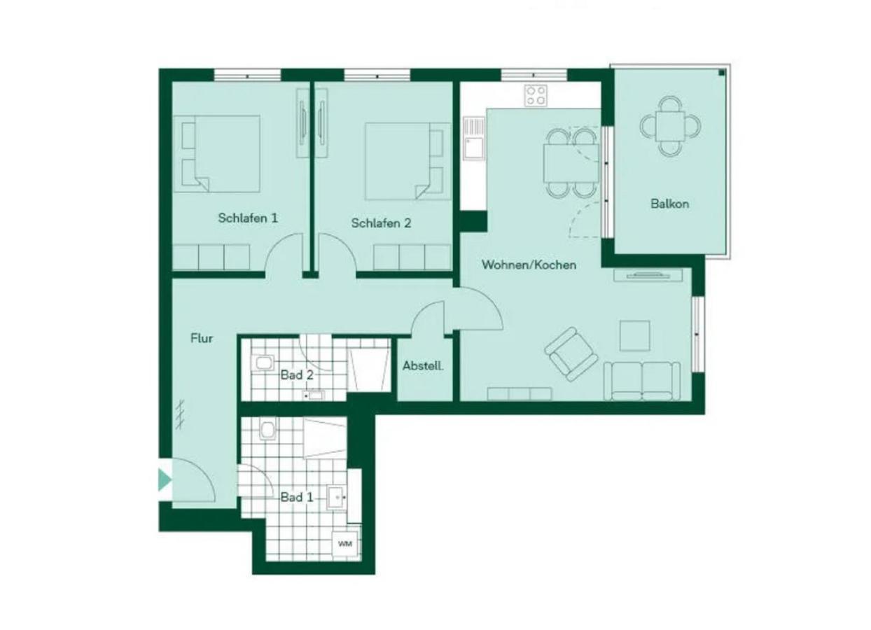 Apartment "Sanddorn" - Haffresidenz Garz  Esterno foto